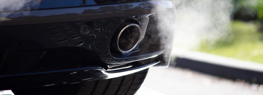 car exhaust running