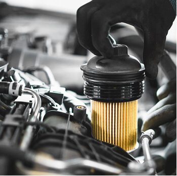 oil filter servicing