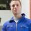car mechanic wearing blue uniform